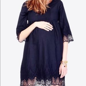 Lace Trim Bell Sleeve Dress